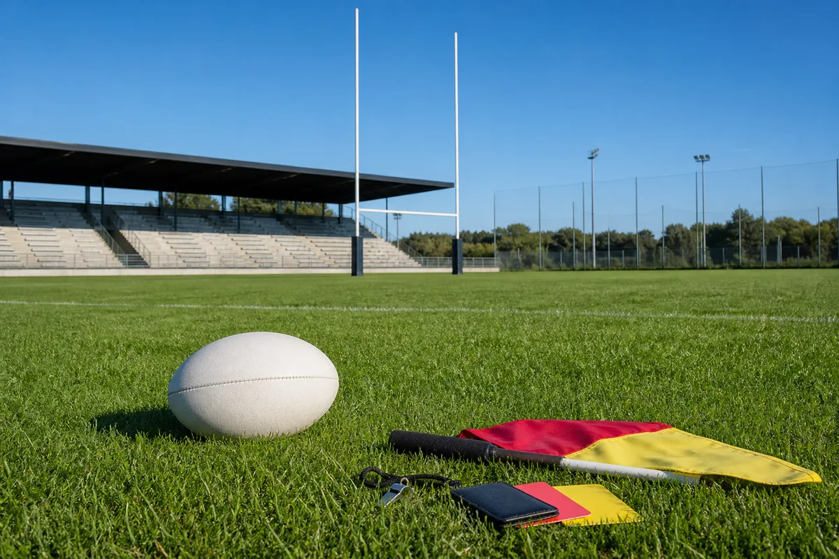 Tableau de marque électronique affichant le score et le temps de jeu au bord d'un terrain